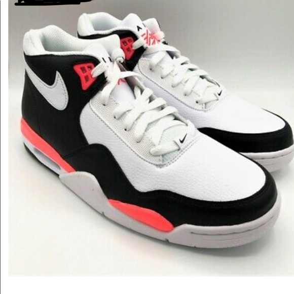 NikeFlight Legacy Black Flash CrimsonWhite USSZ 12 - Picture 10 of 12